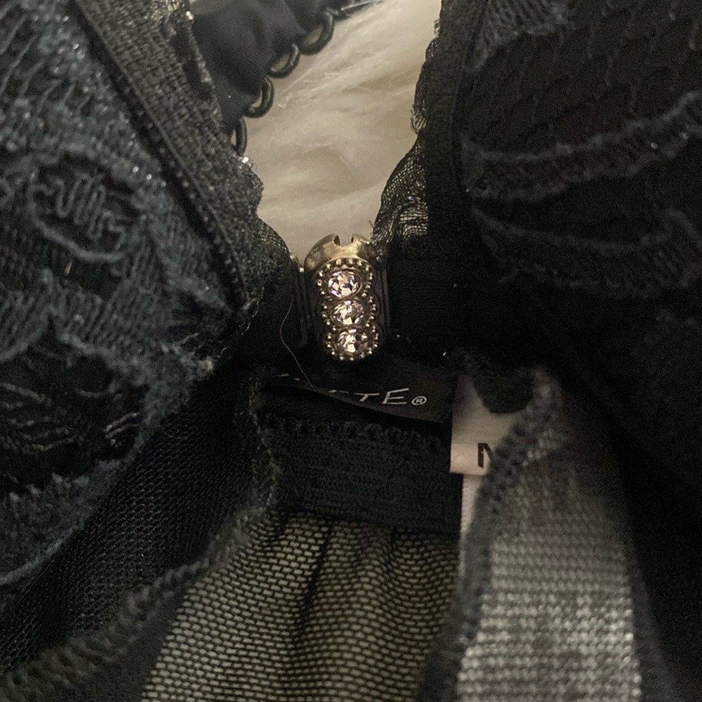Lace jeweled lingerie dress